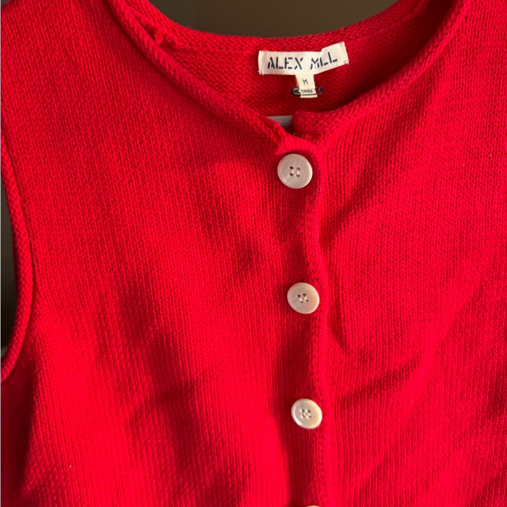 Alex Mill Scarlet Sleeveless Top